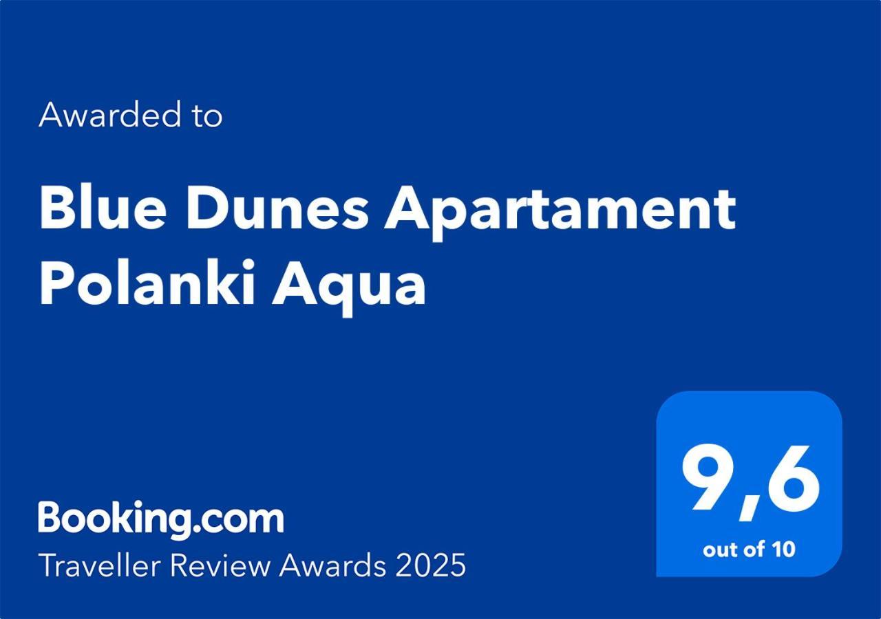 Blue Dunes Apartament Polanki Aqua Kołobrzeg Eksteriør billede